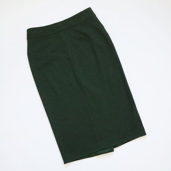 Diane Von Furstenberg Dark Green Pencil Skirt - Picture 8 of 8